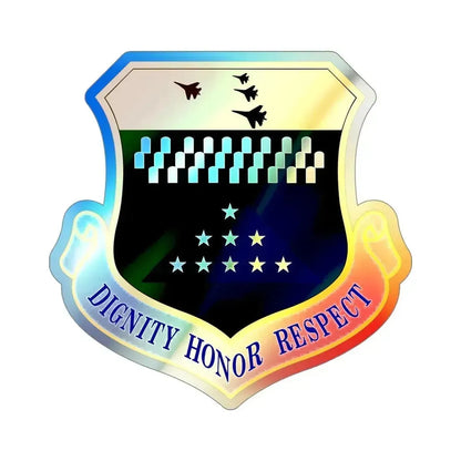 Air Force Mortuary Affairs Operations (U.S. Air Force) Holographic STICKER Die-Cut Vinyl Decal 4 Inch Holographic - The Sticker Space