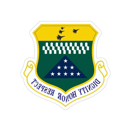 Air Force Mortuary Affairs Operations (U.S. Air Force) REVERSE PRINT Transparent Die-Cut STICKER - The Sticker Space