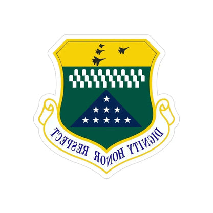 Air Force Mortuary Affairs Operations (U.S. Air Force) REVERSE PRINT Transparent Die-Cut STICKER - The Sticker Space