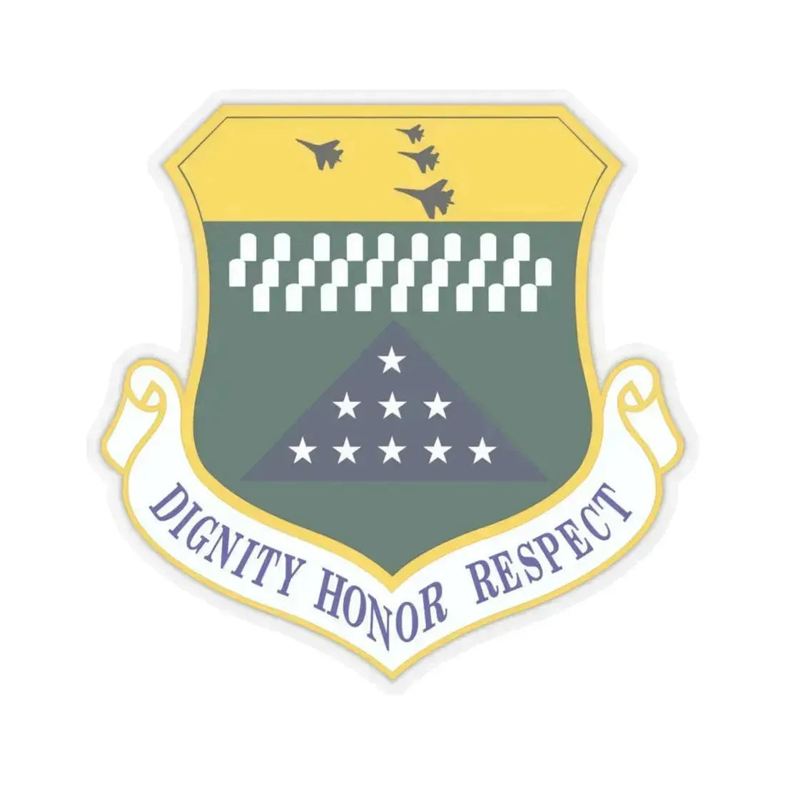 Air Force Mortuary Affairs Operations (U.S. Air Force) STICKER Vinyl Kiss-Cut Decal 6 Inch Transparent - The Sticker Space