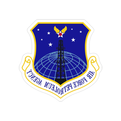 Air Force Petroleum Agency (U.S. Air Force) REVERSE PRINT Transparent STICKER-2 Inch-The Sticker Space