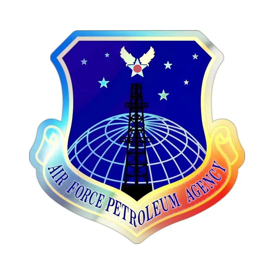 Air Force Petroleum Agency (U.S. Air Force) Holographic STICKER Die-Cut Vinyl Decal - The Sticker Space
