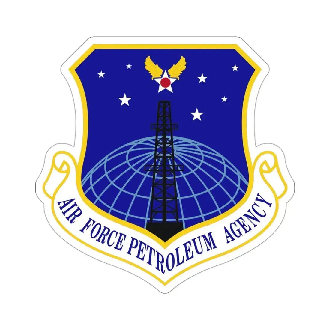 Air Force Petroleum Agency (U.S. Air Force) STICKER Vinyl Die-Cut Decal 3 Inch - The Sticker Space