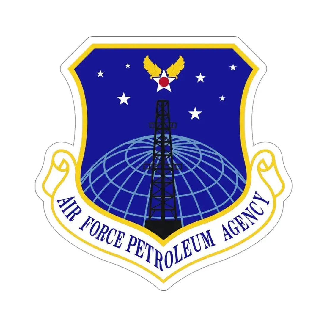 Air Force Petroleum Agency (U.S. Air Force) STICKER Vinyl Die-Cut Decal 4 Inch - The Sticker Space