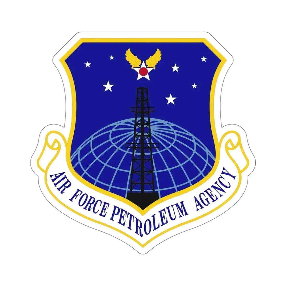 Air Force Petroleum Agency (U.S. Air Force) STICKER Vinyl Die-Cut Decal 5 Inch - The Sticker Space