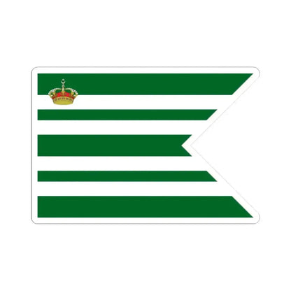 Air Force rank flag of Heir to the Throne of the Kingdom of Egypt (Egypt) STICKER Vinyl Kiss-Cut Decal 2 Inch White - The Sticker Space