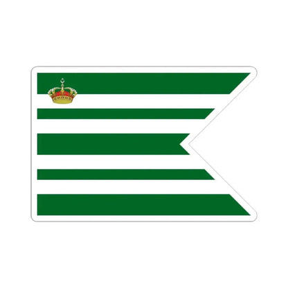 Air Force rank flag of Heir to the Throne of the Kingdom of Egypt (Egypt) STICKER Vinyl Kiss-Cut Decal 3 Inch White - The Sticker Space