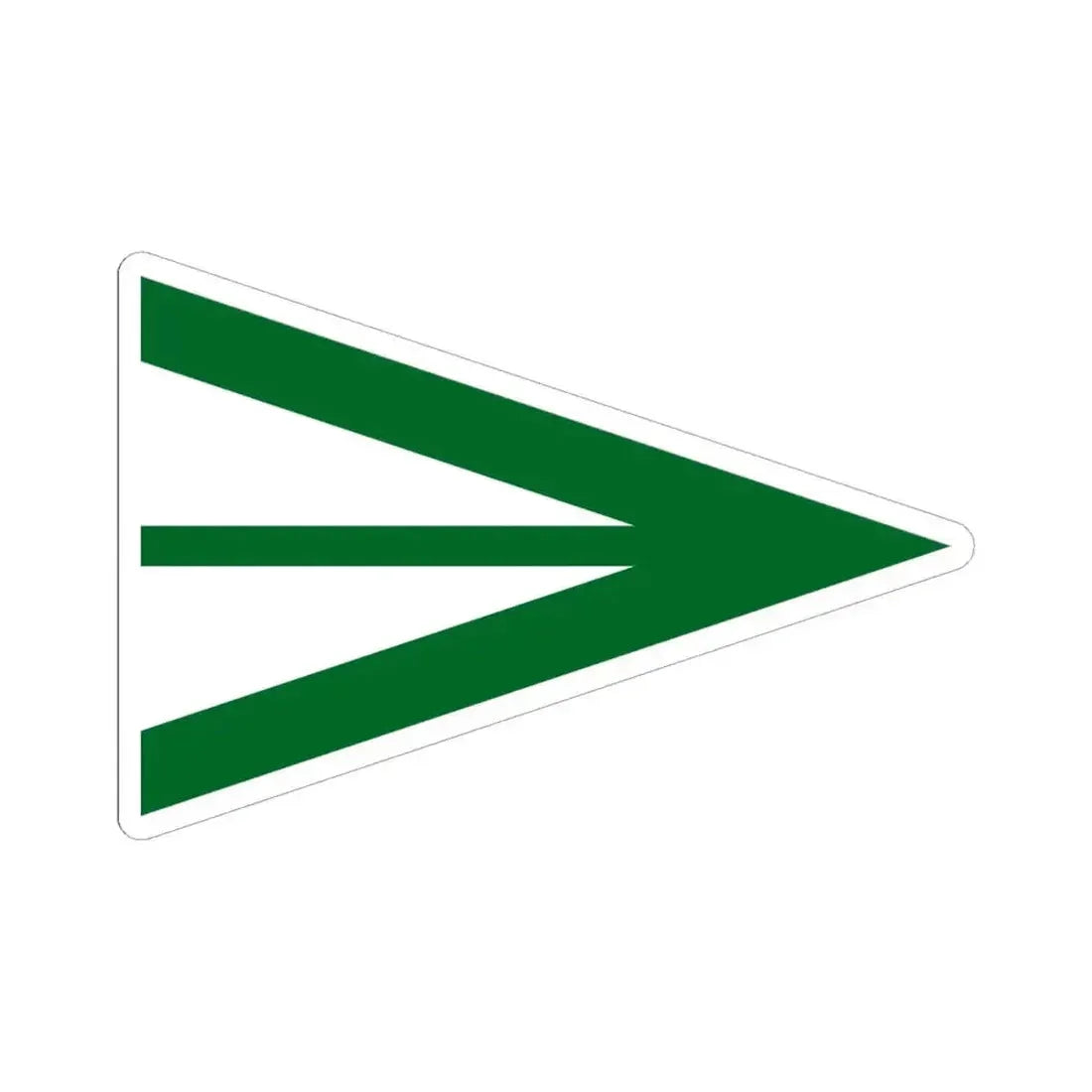 Air Force rank flag of senior flight officer of the Kingdom of Egypt (Egypt) STICKER Vinyl Kiss-Cut Decal 6 Inch White - The Sticker Space