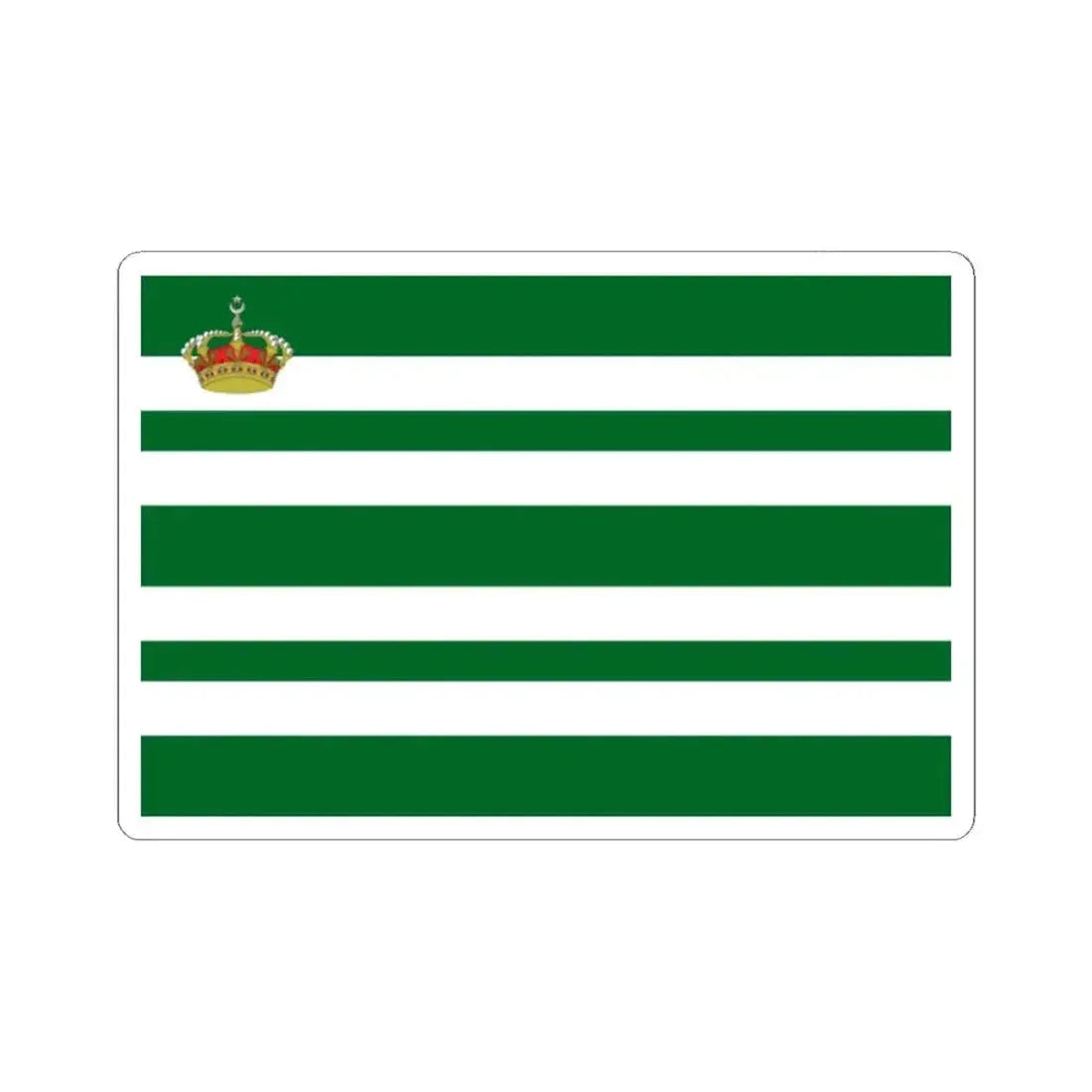 Air Force rank flag of the King of the Kingdom of Egypt (Egypt) STICKER Vinyl Kiss-Cut Decal 2 Inch White - The Sticker Space