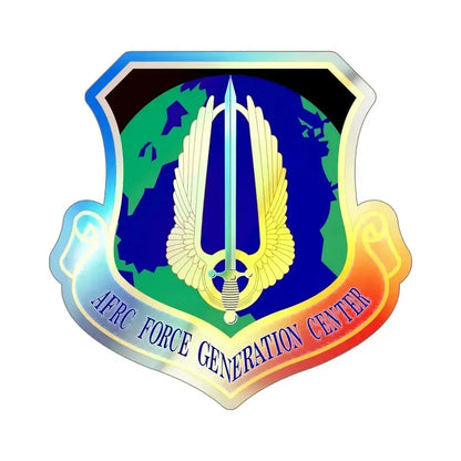 Air Force Reserve Command Force Generation Center (U.S. Air Force) Holographic STICKER Die-Cut Vinyl Decal 6 Inch Holographic - The Sticker Space