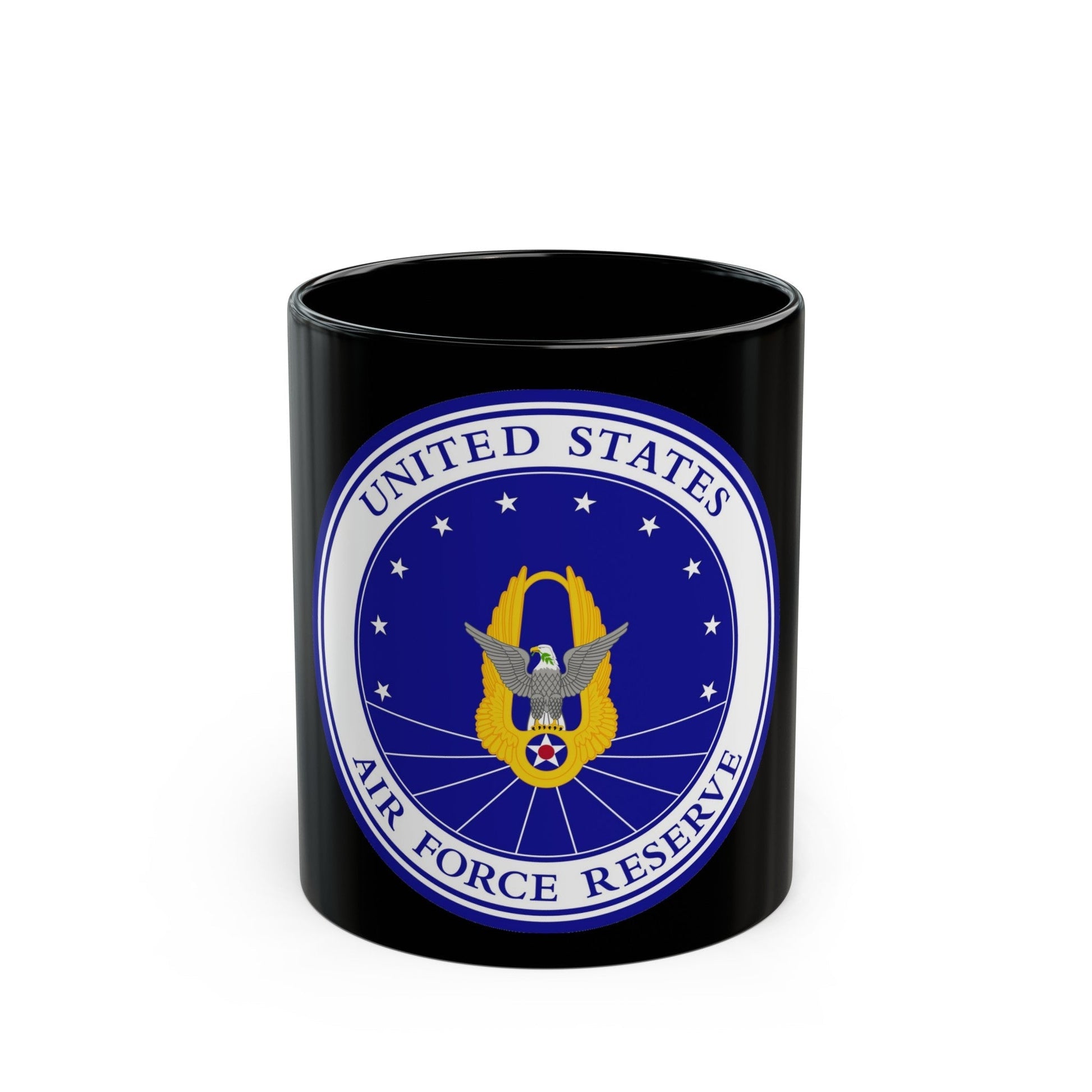 Air Force Reserve (U.S. Air Force) Black Coffee Mug-11oz-The Sticker Space