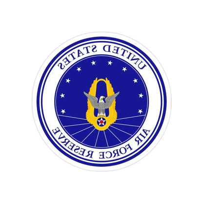 Air Force Reserve (U.S. Air Force) REVERSE PRINT Transparent Die-Cut STICKER - The Sticker Space