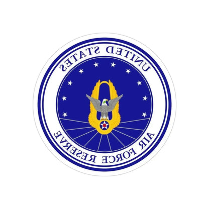 Air Force Reserve (U.S. Air Force) REVERSE PRINT Transparent Die-Cut STICKER - The Sticker Space