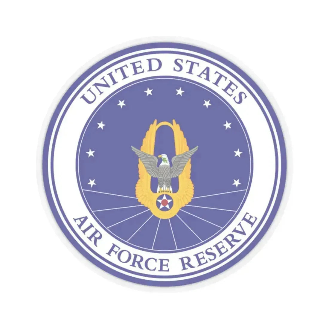 Air Force Reserve (U.S. Air Force) STICKER Vinyl Kiss-Cut Decal 2 Inch Transparent - The Sticker Space