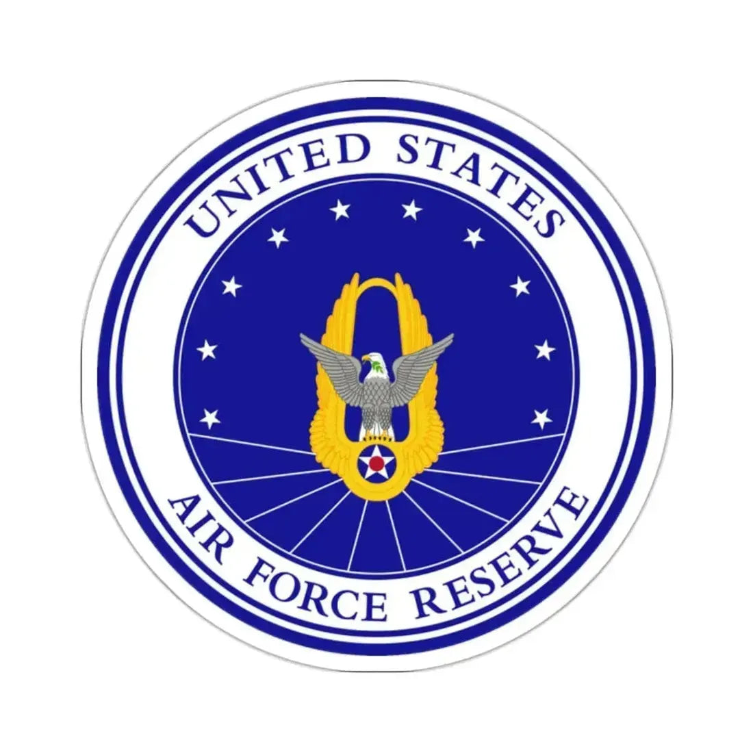 Air Force Reserve (U.S. Air Force) STICKER Vinyl Kiss-Cut Decal 2 Inch White - The Sticker Space