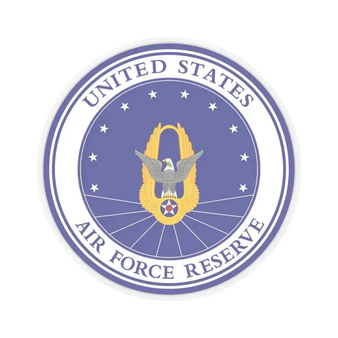 Air Force Reserve (U.S. Air Force) STICKER Vinyl Kiss-Cut Decal 3 Inch Transparent - The Sticker Space