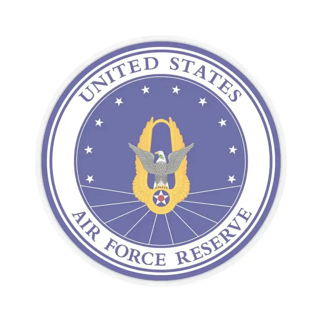 Air Force Reserve (U.S. Air Force) STICKER Vinyl Kiss-Cut Decal 6 Inch Transparent - The Sticker Space