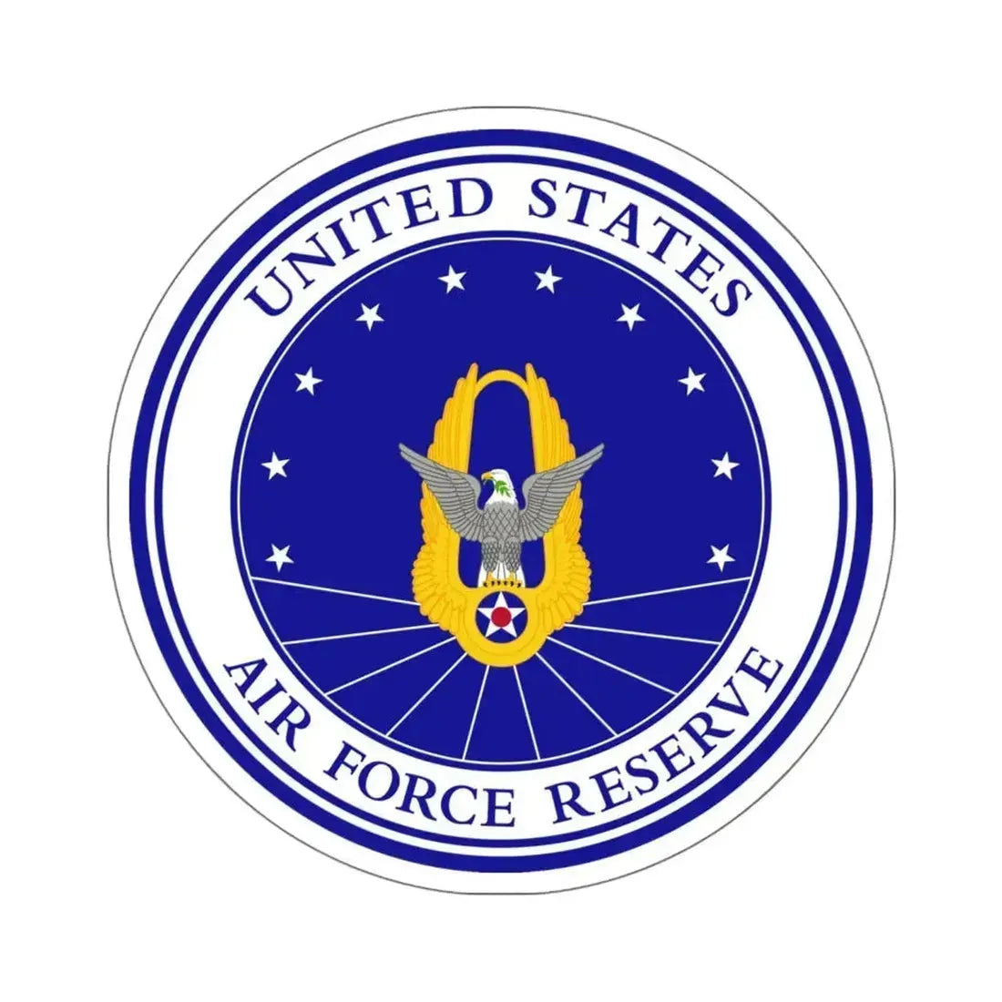 Air Force Reserve (U.S. Air Force) STICKER Vinyl Kiss-Cut Decal 6 Inch White - The Sticker Space