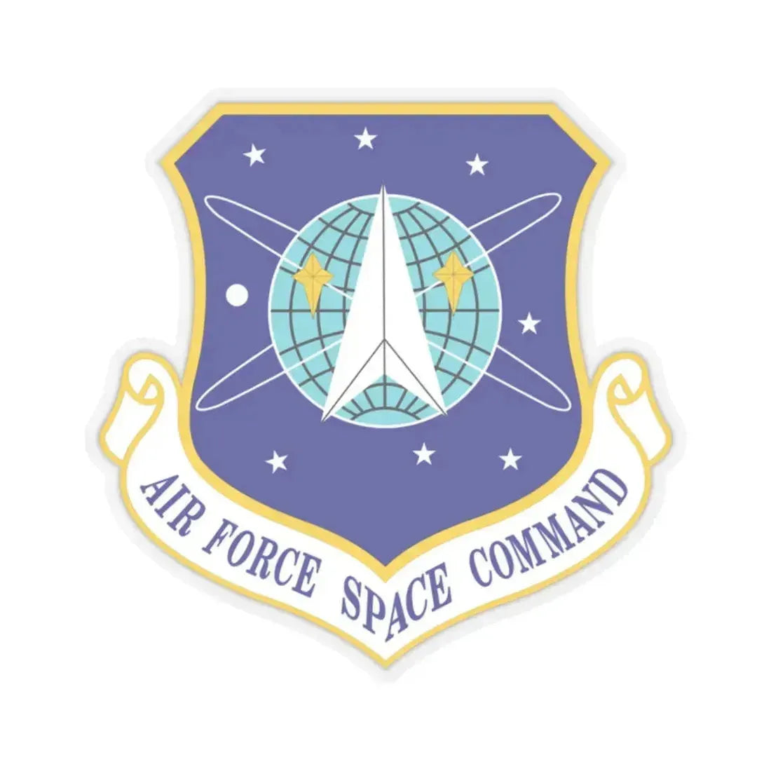 Air Force Space Command (U.S. Air Force) STICKER Vinyl Kiss-Cut Decal 2 Inch Transparent - The Sticker Space