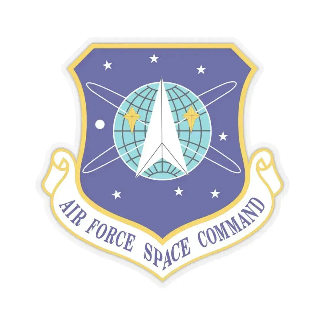 Air Force Space Command (U.S. Air Force) STICKER Vinyl Kiss-Cut Decal 3 Inch Transparent - The Sticker Space