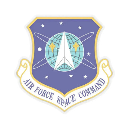 Air Force Space Command (U.S. Air Force) STICKER Vinyl Kiss-Cut Decal 4 Inch Transparent - The Sticker Space