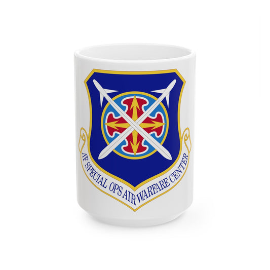 Air Force Special Operations Air Warfare Center (U.S. Air Force) White Coffee Mug-15oz-The Sticker Space