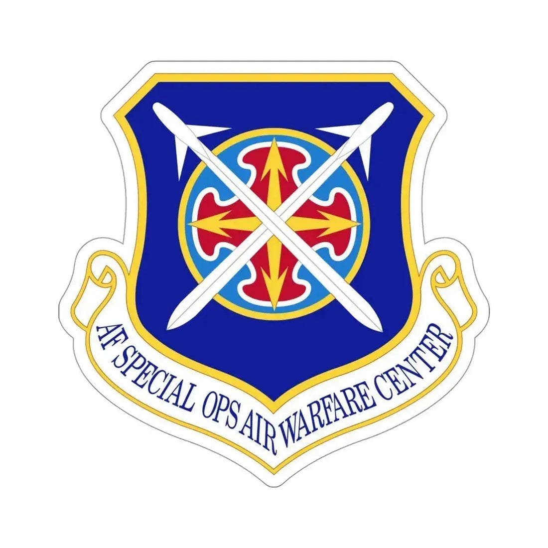 Air Force Special Operations Air Warfare Center (U.S. Air Force) STICKER Vinyl Die-Cut Decal 4 Inch - The Sticker Space