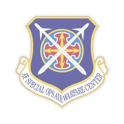 Air Force Special Operations Air Warfare Center (U.S. Air Force) STICKER Vinyl Kiss-Cut Decal 2 Inch Transparent - The Sticker Space
