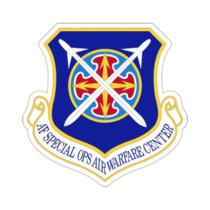 Air Force Special Operations Air Warfare Center (U.S. Air Force) STICKER Vinyl Kiss-Cut Decal 2 Inch White - The Sticker Space