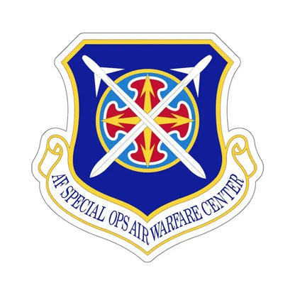 Air Force Special Operations Air Warfare Center (U.S. Air Force) STICKER Vinyl Kiss-Cut Decal 6 Inch White - The Sticker Space