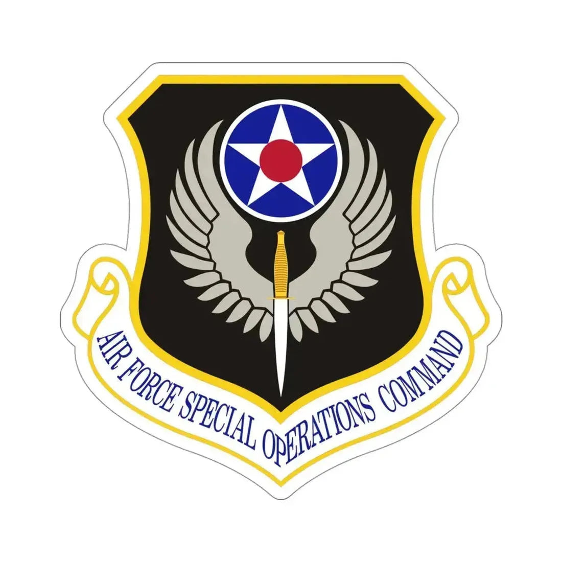 Air Force Special Operations Command (U.S. Air Force) STICKER Vinyl Die-Cut Decal 4 Inch - The Sticker Space