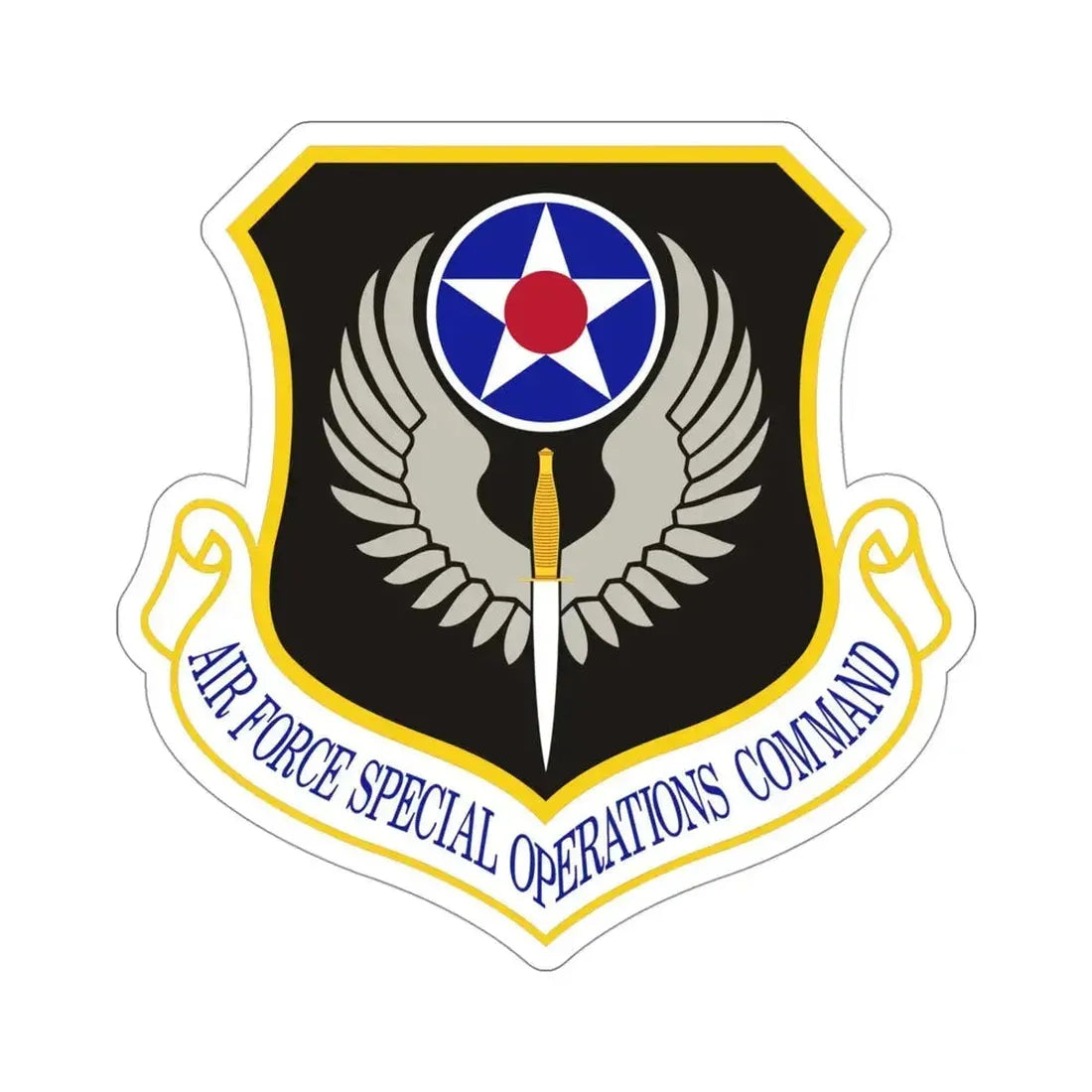 Air Force Special Operations Command (U.S. Air Force) STICKER Vinyl Die-Cut Decal 4 Inch - The Sticker Space