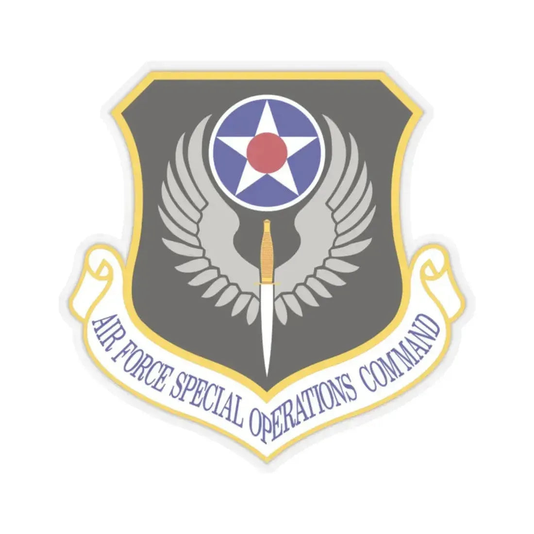 Air Force Special Operations Command (U.S. Air Force) STICKER Vinyl Kiss-Cut Decal 2 Inch Transparent - The Sticker Space