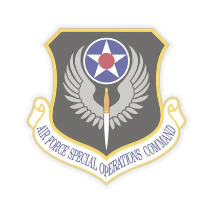Air Force Special Operations Command (U.S. Air Force) STICKER Vinyl Kiss-Cut Decal 2 Inch Transparent - The Sticker Space