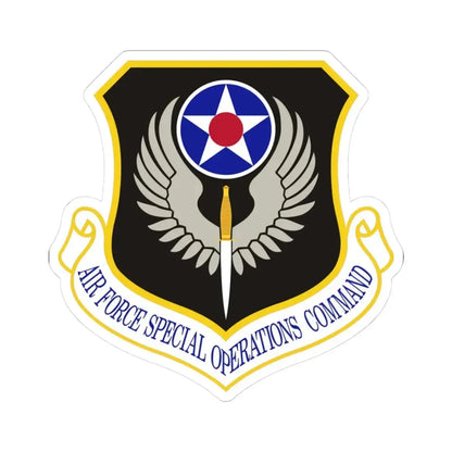 Air Force Special Operations Command (U.S. Air Force) STICKER Vinyl Kiss-Cut Decal 3 Inch White - The Sticker Space