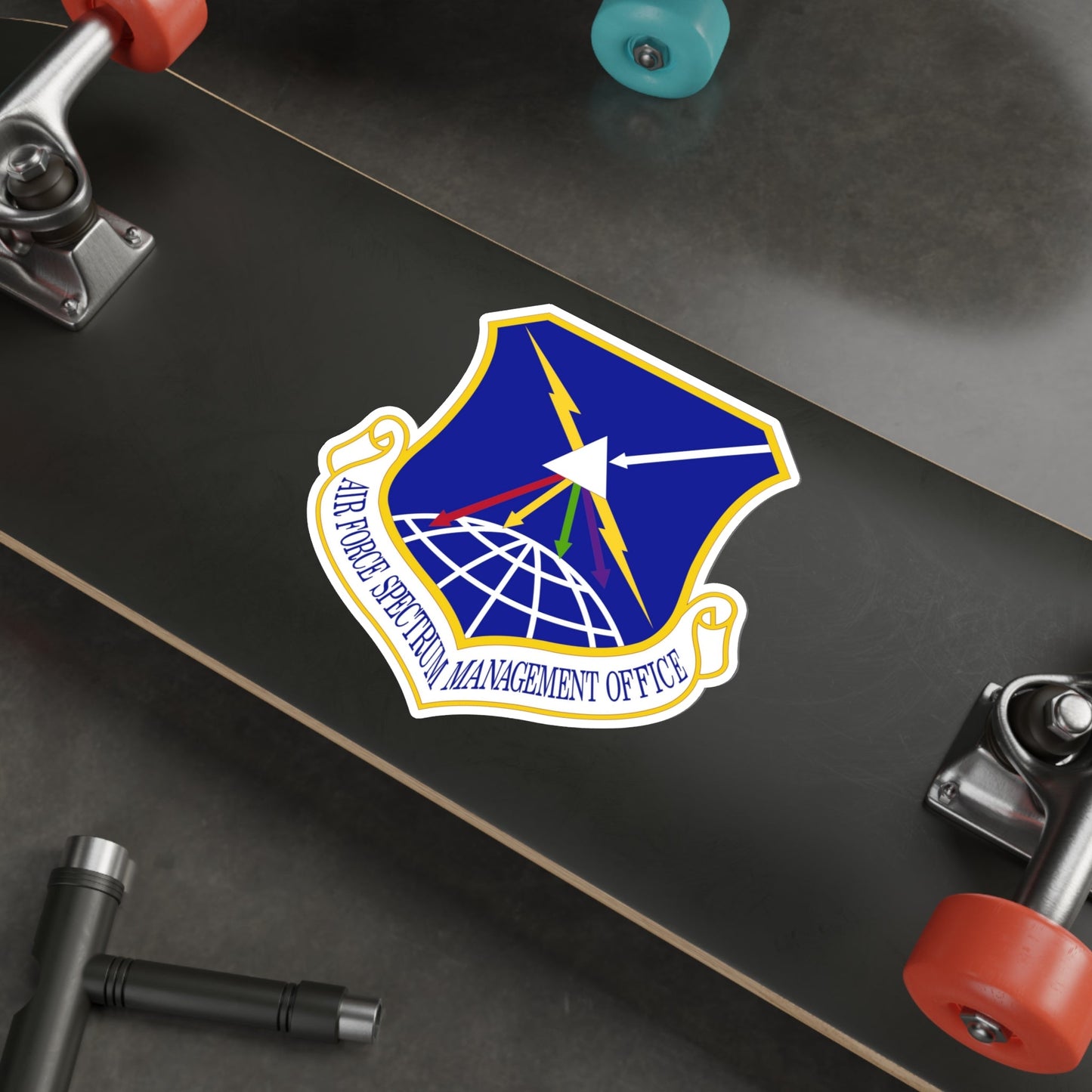 Air Force Spectrum Management Office (U.S. Air Force) STICKER Vinyl Die-Cut Decal-The Sticker Space