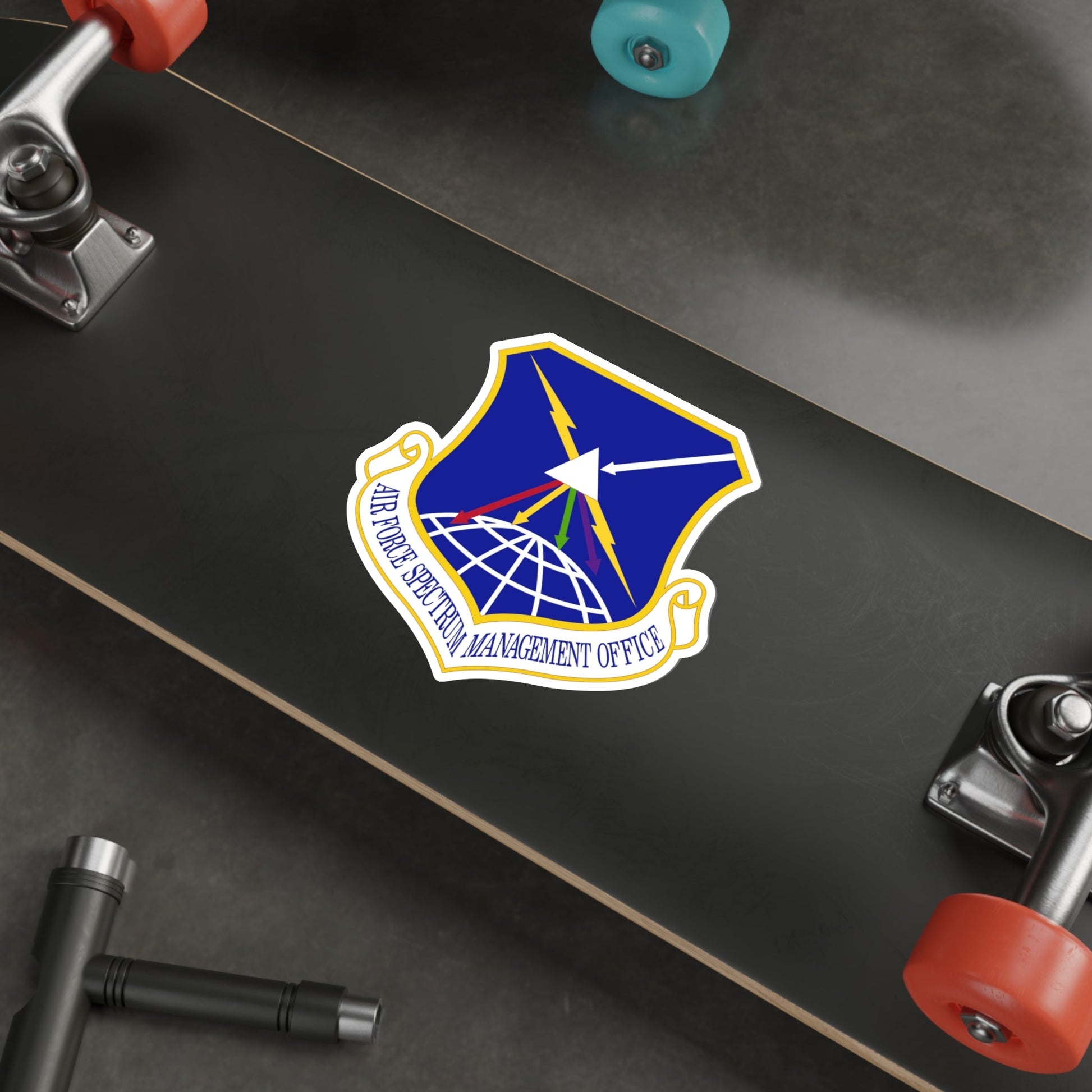 Air Force Spectrum Management Office (U.S. Air Force) STICKER Vinyl Die-Cut Decal-The Sticker Space