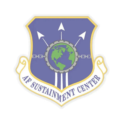 Air Force Sustainment Center (U.S. Air Force) STICKER Vinyl Kiss-Cut Decal 2 Inch Transparent - The Sticker Space