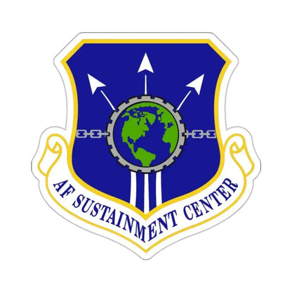 Air Force Sustainment Center (U.S. Air Force) STICKER Vinyl Kiss-Cut Decal 2 Inch White - The Sticker Space