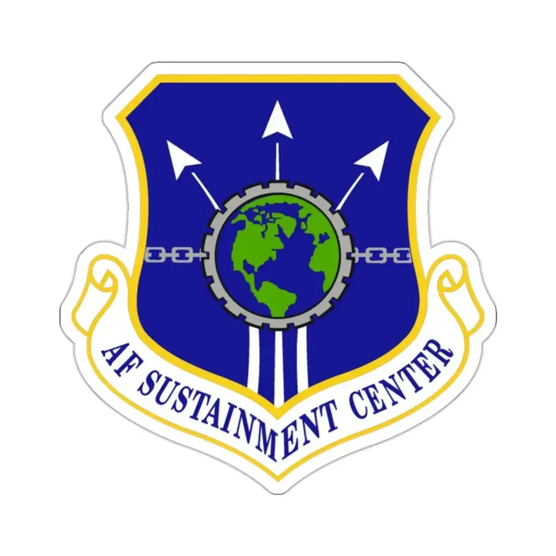 Air Force Sustainment Center (U.S. Air Force) STICKER Vinyl Kiss-Cut Decal - The Sticker Space