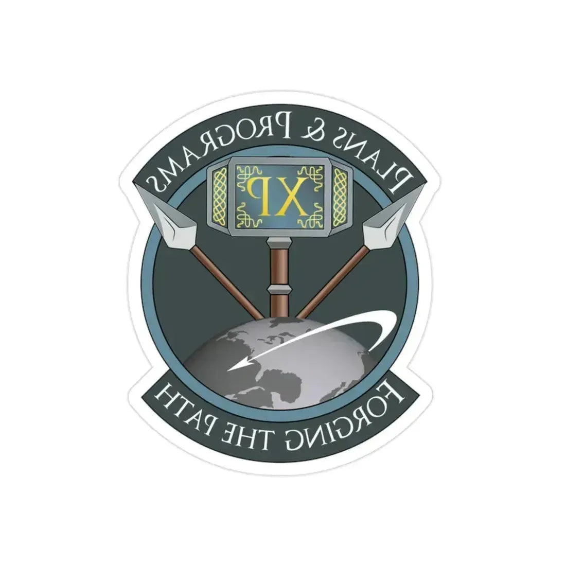 Air Force Technical Applications Center (U.S. Air Force) REVERSE PRINT Transparent Die-Cut STICKER 2 Inch Die-Cut Transparent - The Sticker Space