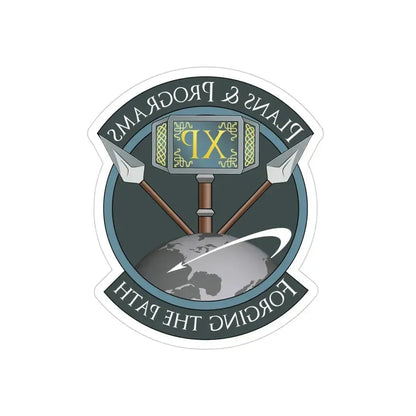 Air Force Technical Applications Center (U.S. Air Force) REVERSE PRINT Transparent Die-Cut STICKER 4 Inch Die-Cut Transparent - The Sticker Space