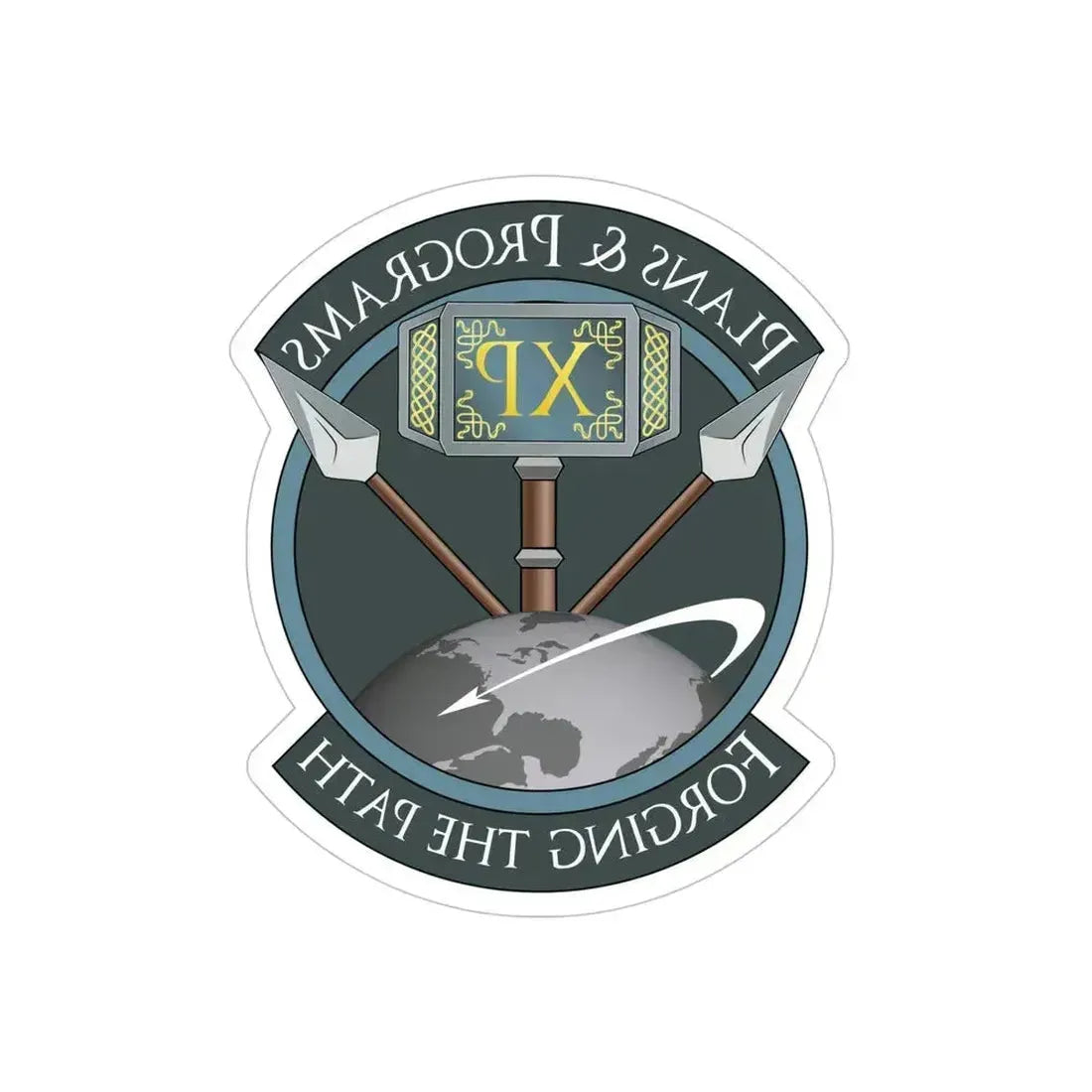 Air Force Technical Applications Center (U.S. Air Force) REVERSE PRINT Transparent Die-Cut STICKER 5 Inch Die-Cut Transparent - The Sticker Space