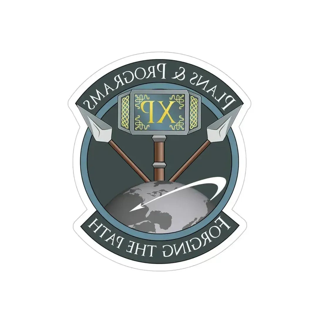 Air Force Technical Applications Center (U.S. Air Force) REVERSE PRINT Transparent Die-Cut STICKER 6 Inch Die-Cut Transparent - The Sticker Space