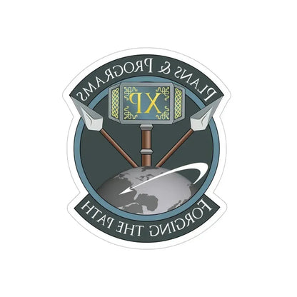 Air Force Technical Applications Center (U.S. Air Force) REVERSE PRINT Transparent Die-Cut STICKER 6 Inch Die-Cut Transparent - The Sticker Space