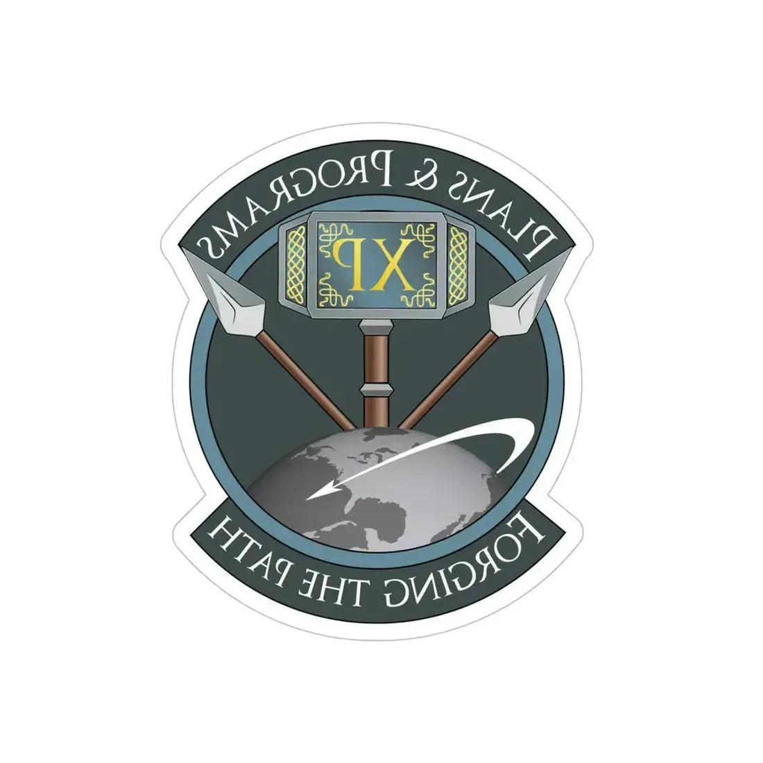 Air Force Technical Applications Center (U.S. Air Force) REVERSE PRINT Transparent Die-Cut STICKER - The Sticker Space