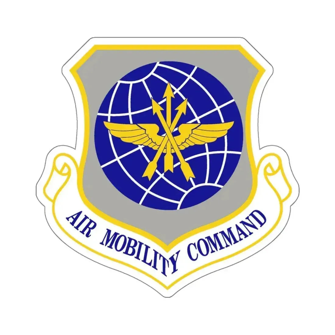 Air Mobility Command (U.S. Air Force) STICKER Vinyl Die-Cut Decal 6 Inch - The Sticker Space