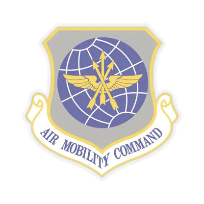 Air Mobility Command (U.S. Air Force) STICKER Vinyl Kiss-Cut Decal 2 Inch Transparent - The Sticker Space