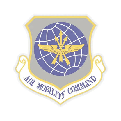 Air Mobility Command (U.S. Air Force) STICKER Vinyl Kiss-Cut Decal 6 Inch Transparent - The Sticker Space