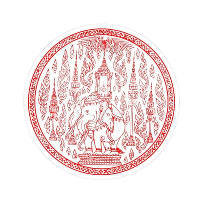 Airaphot Ong Yai seal red (Thailand) STICKER Vinyl Kiss-Cut Decal 3 Inch White - The Sticker Space